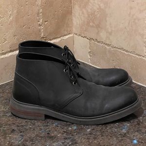 1901 Black Leather Men's Boots